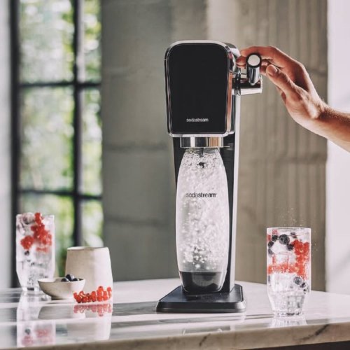 Sodastream 舒達氣泡水機 #限量福利品 SodaStream ART自動扣瓶氣泡水機 (黑/白)