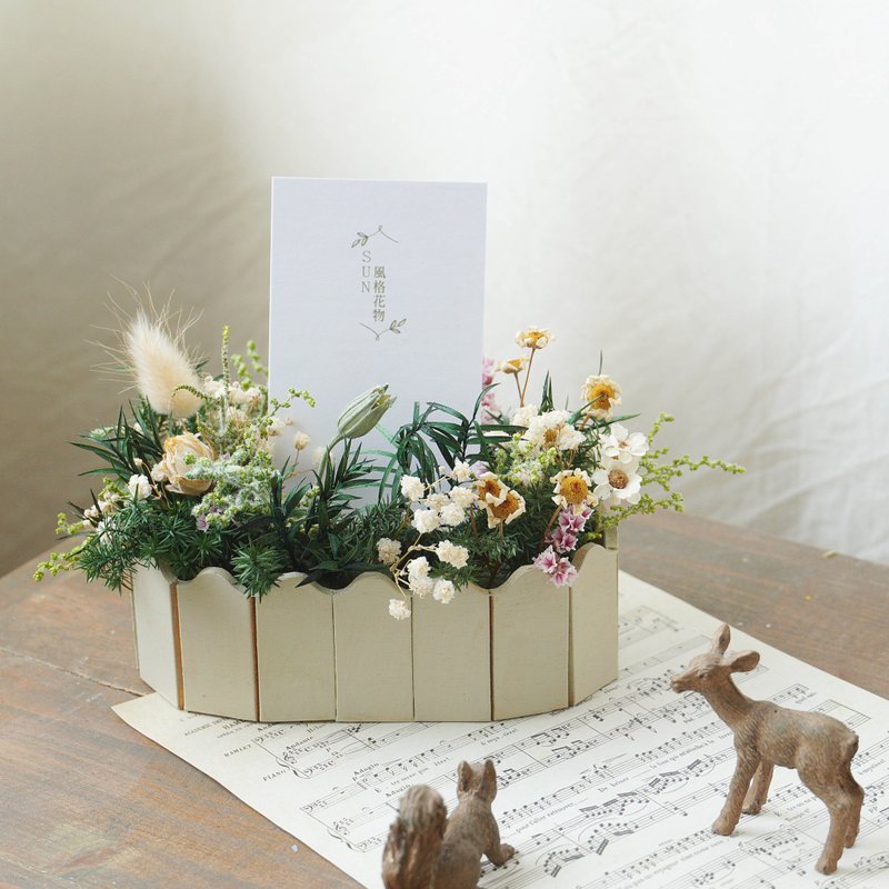 [DIY Material Pack] Handmade small garden message memo stand/with simple electronic instruction manual - Plants & Floral Arrangement - Plants & Flowers 