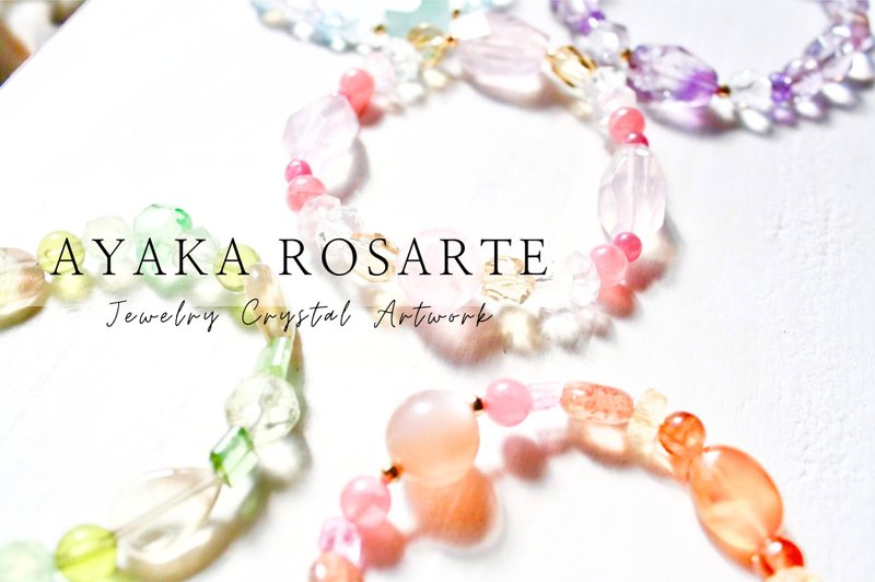 Pinkoi オフラインイベント予約商品14 オリジナルgemブレスレット - 手鍊/手環 - 半寶石 紫色