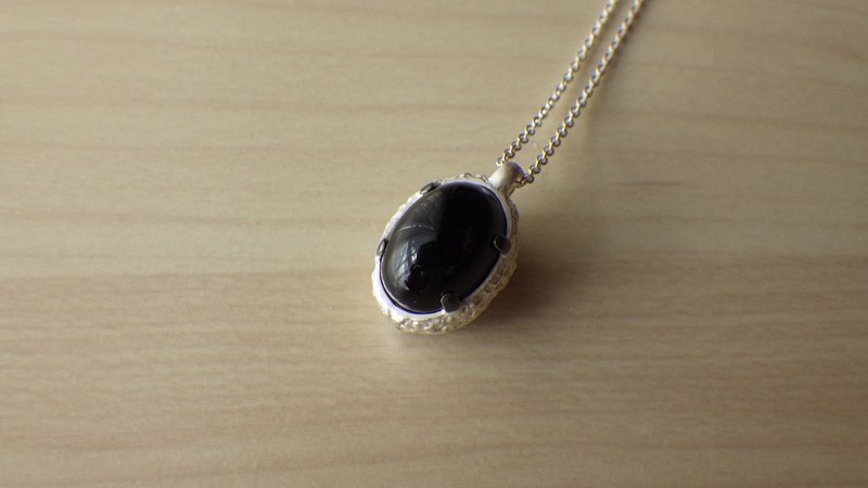 Sheep Pendant - 項鍊 - 寶石 黑色