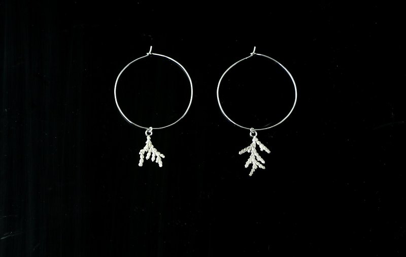 Cypress Series Hoop Earrings - ต่างหู - โลหะ 