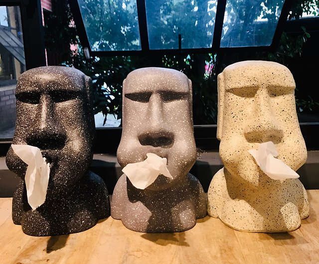 Out of print new product!! Moai Emoji Scented Candle - Shop mercidesign  Candles & Candle Holders - Pinkoi