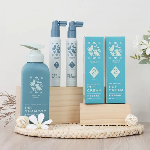 歸毛家族 兩組護膚噴液&精萃營養霜+300ml舒敏保濕洗毛乳一瓶