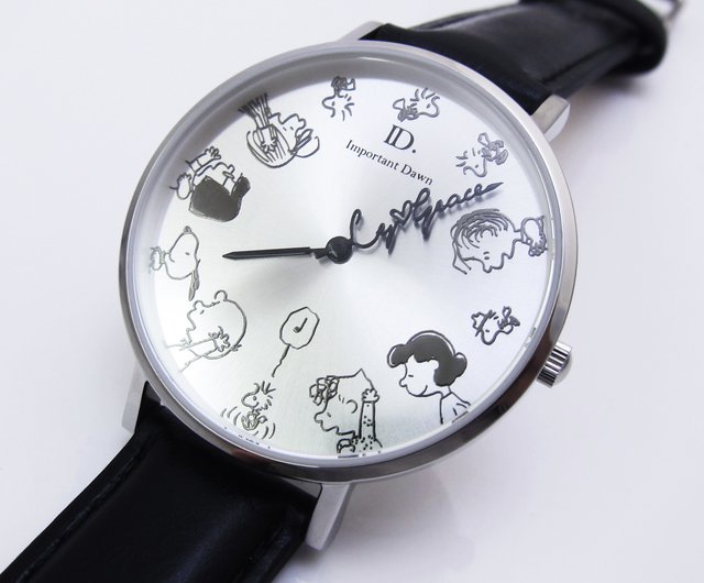 Pinkoi スヌーピー限定ジョイント名 一緒に ショップ Id Watch 腕時計 ユニセックス Pinkoi