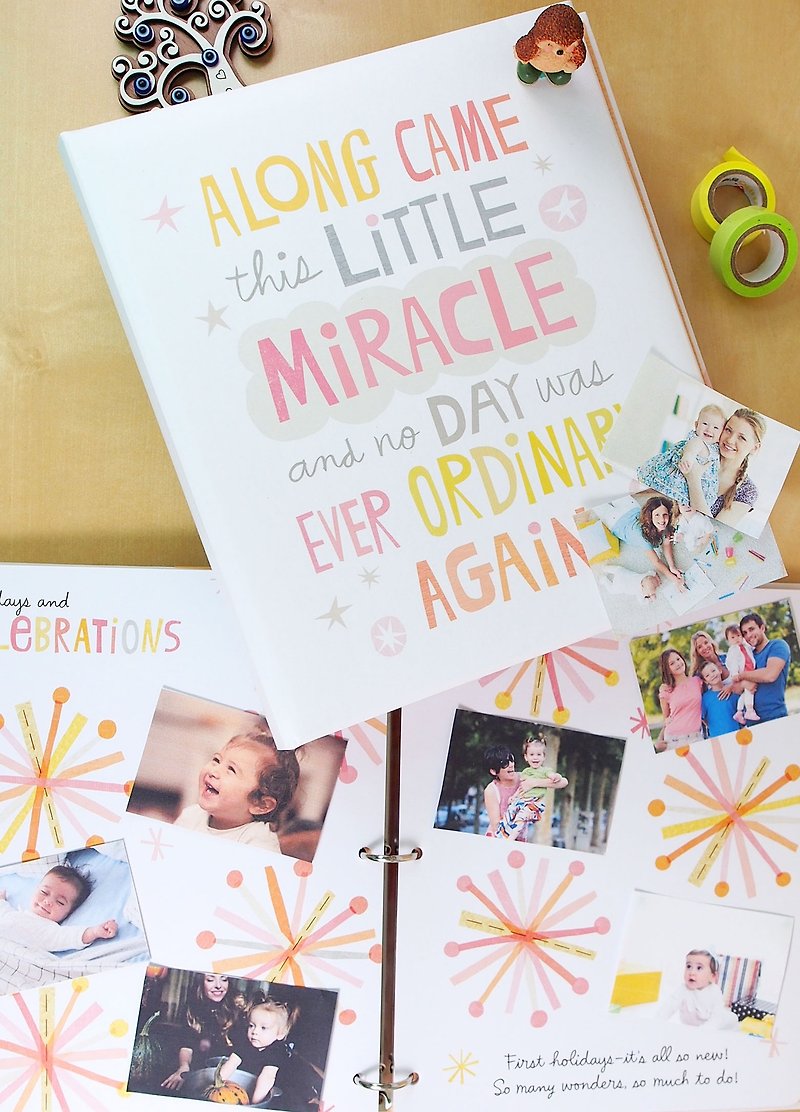 Baby record book - Miracle Baby (female) - อื่นๆ - กระดาษ ขาว