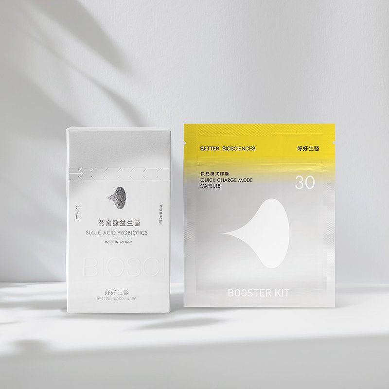 [Haohao Shengyi] Bird's Nest Acid Probiotics and Quick Charge Mode Combo Pack [Combo Store] - 健康食品・サプリメント - コンセントレート・抽出物 シルバー