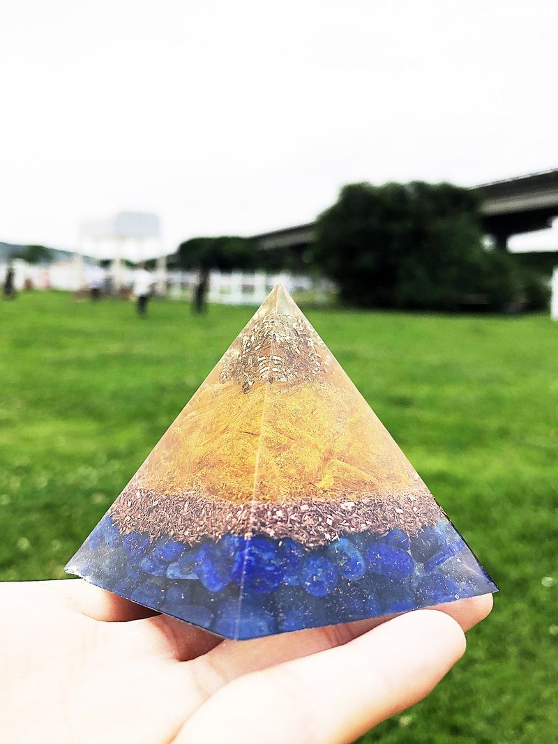 【手作奧剛石-福祿雙全款】加強自信 創造意外之財 - 擺飾/家飾品 - 水晶 黃色