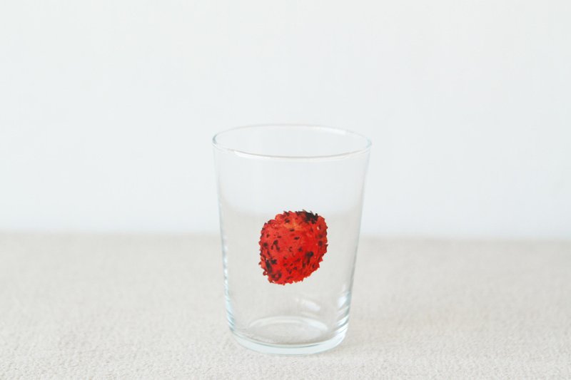 【+t企劃】水果玻璃杯-荔枝整顆 - 玻璃杯 - 玻璃 透明