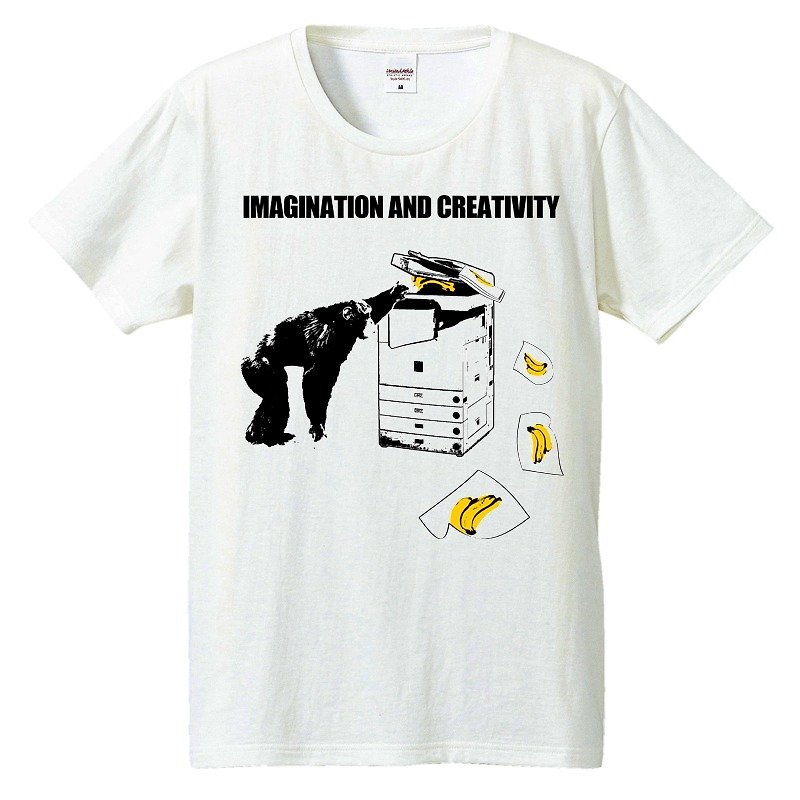 T-shirt / IMAGINATION - Men's T-Shirts & Tops - Cotton & Hemp White