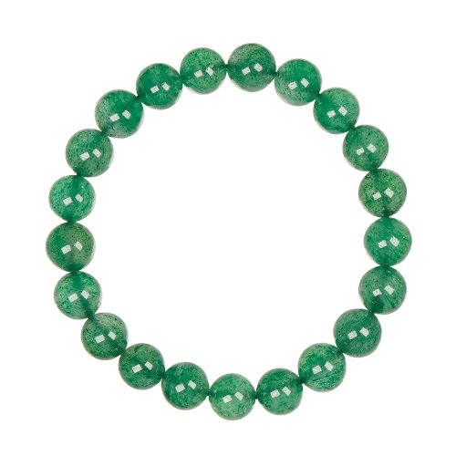 正佳珠寶 Gemsrich Jewelry 【正佳珠寶】綠草莓晶 高品淨透綠草莓籽 8.8-9.3mm 綠草莓晶手珠