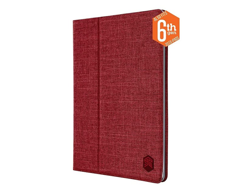 [STM] Atlas iPad 9.7 吋 Universal High Quality Flip Plate Protector (Dark Red) - Tablet & Laptop Cases - Plastic Red