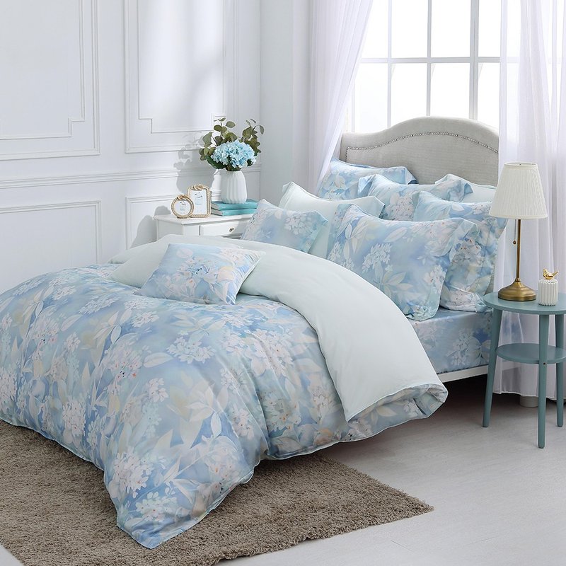 Hongyu 400 Woven Tencel Thin Quilt Cover/Dual-Purpose Quilt Cover Blue Dream Ruyin - Bedding - Other Materials Blue