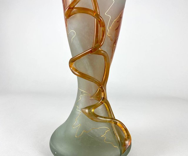 ムラノガラス murano ヴィンテージ 花瓶 MURANOヴェネチアンガラス小花瓶 イタリア製 ヴィンテージ