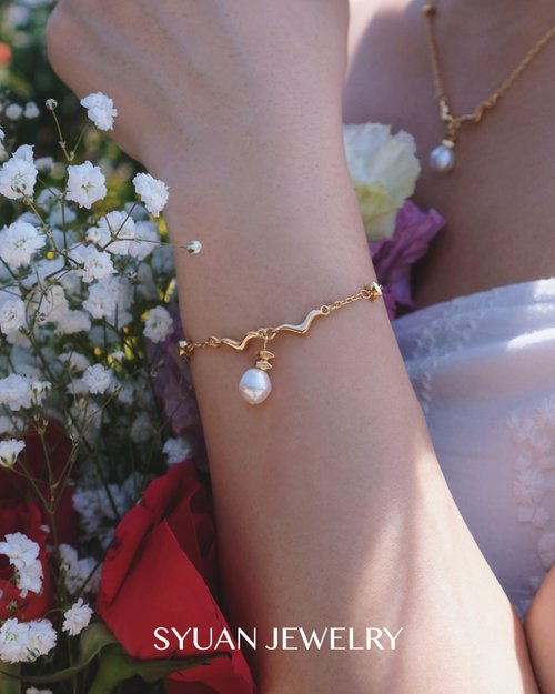 SYUAN JEWELRY The Secret Garden -Heartline順著心的節奏 施華洛世奇珍珠手鍊