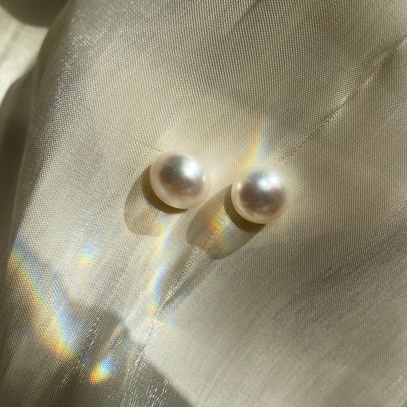 Natural fresh water pearl earrings - Earrings & Clip-ons - Sterling Silver 