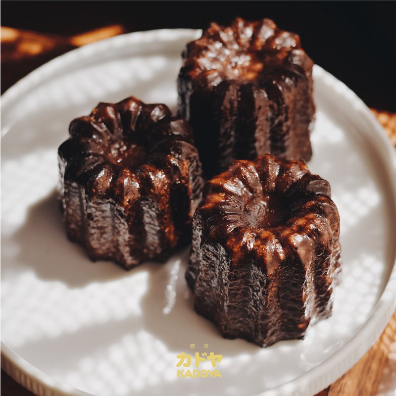 【KADOYA】王者可麗露canelé－10入 I 香草口味 - 蛋糕/甜點 - 紙 咖啡色