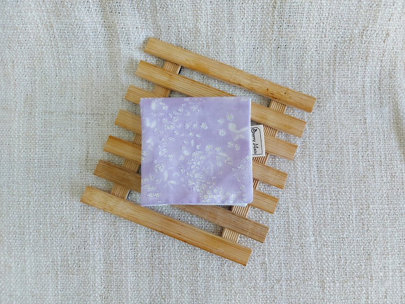 純棉紗布手帕/口水巾/幼兒園手帕-夢幻紫 - 其他 - 棉．麻 紫色