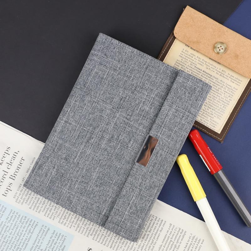 Chuyu B6/32K Magnetic Book Cover/Snowflake Fabric/Multicolor Simple/Book Leather Pocket Book Cover - ปกหนังสือ - ผ้าฝ้าย/ผ้าลินิน หลากหลายสี