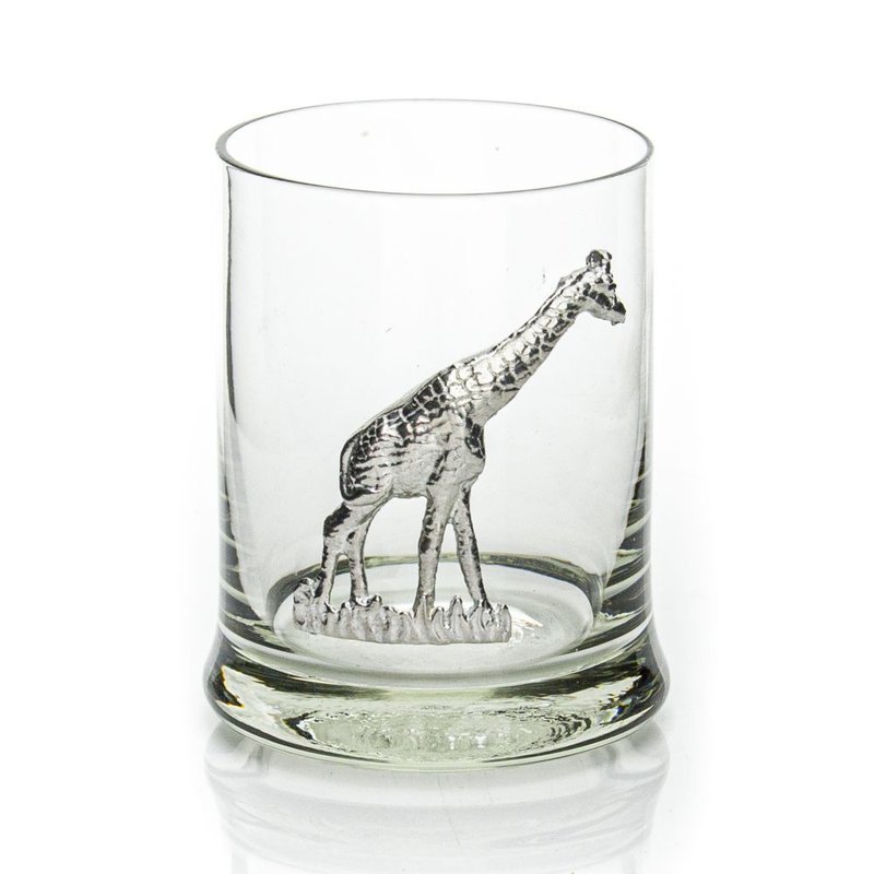 Pewter Giraffe Whiskey Glasses - แก้ว - แก้ว สีใส