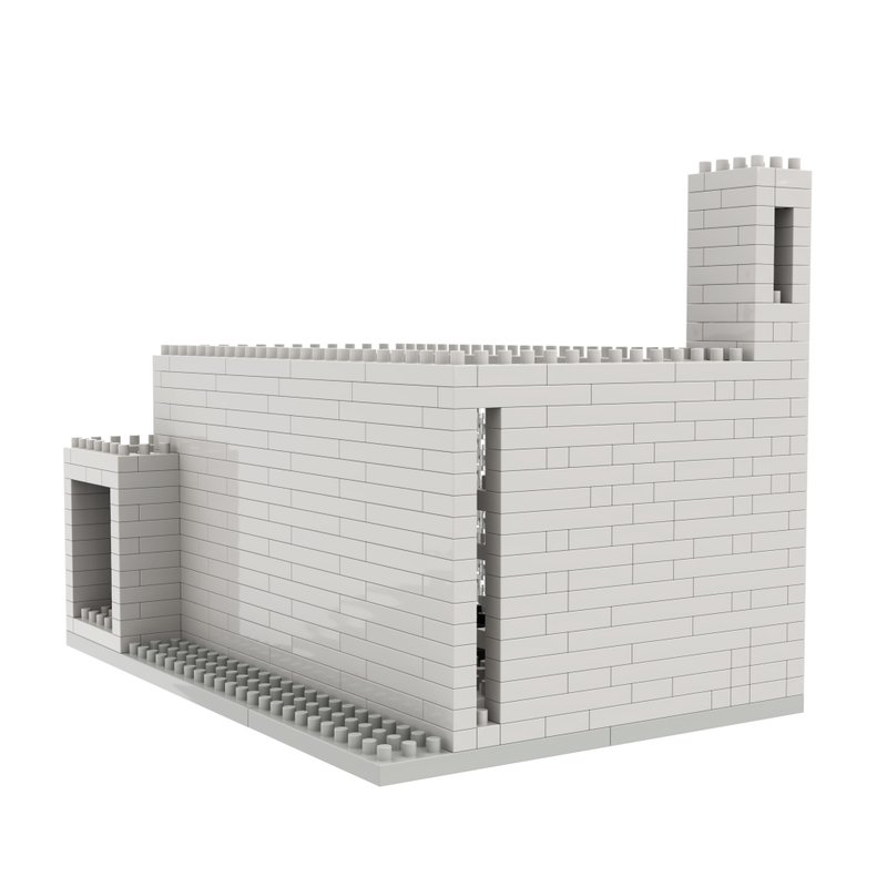 Archbrick 風之教堂 Pixel 積木 Nanoblock (安藤忠雄) - 擺飾/家飾品 - 塑膠 多色