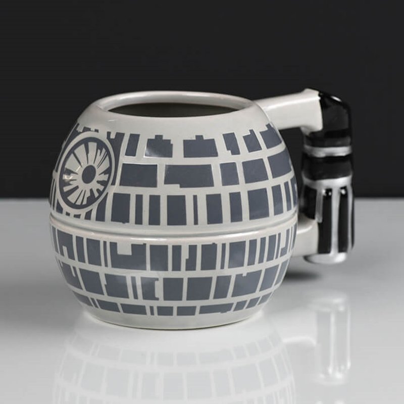 【星際大戰】Star Wars 死星(Death Star) 造型3D馬克杯 - 咖啡杯/馬克杯 - 其他材質 灰色