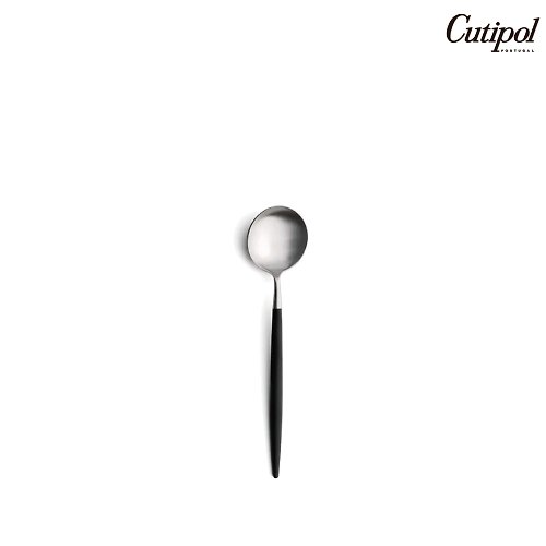 Cutipol 葡萄牙Cutipol GOA系列黑柄18cm點心匙