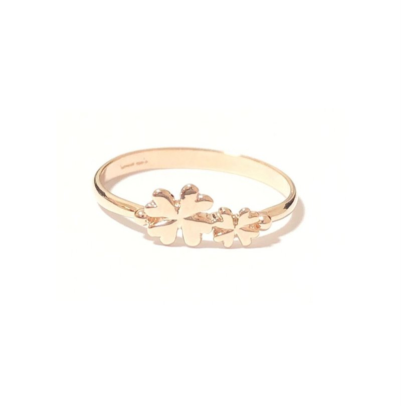 Leaf Ring (Can be used as pinky ring) - แหวนทั่วไป - โลหะ สีทอง