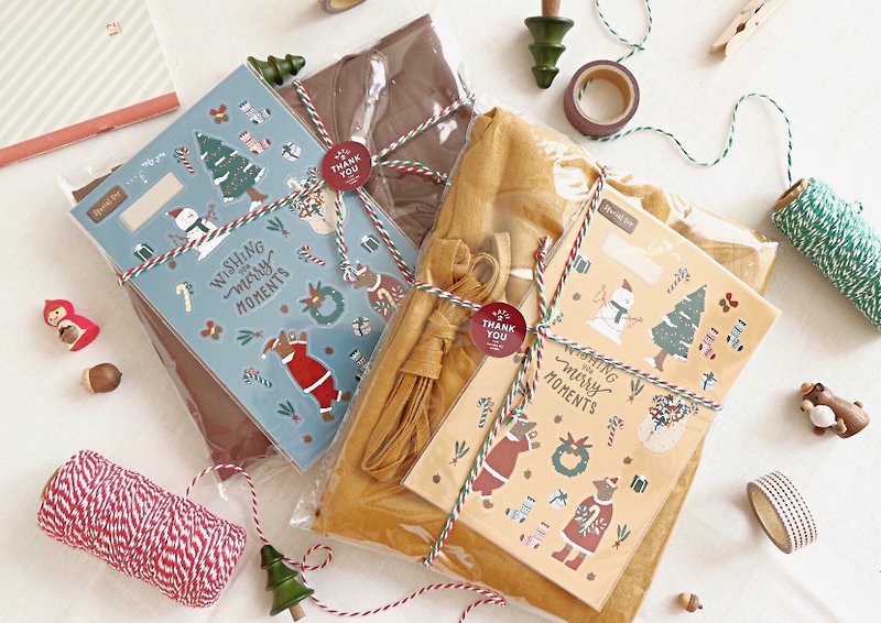 Free "wrapping" and "new year sticker card" for every order (Not For Sale) - Wood, Bamboo & Paper - Paper Red