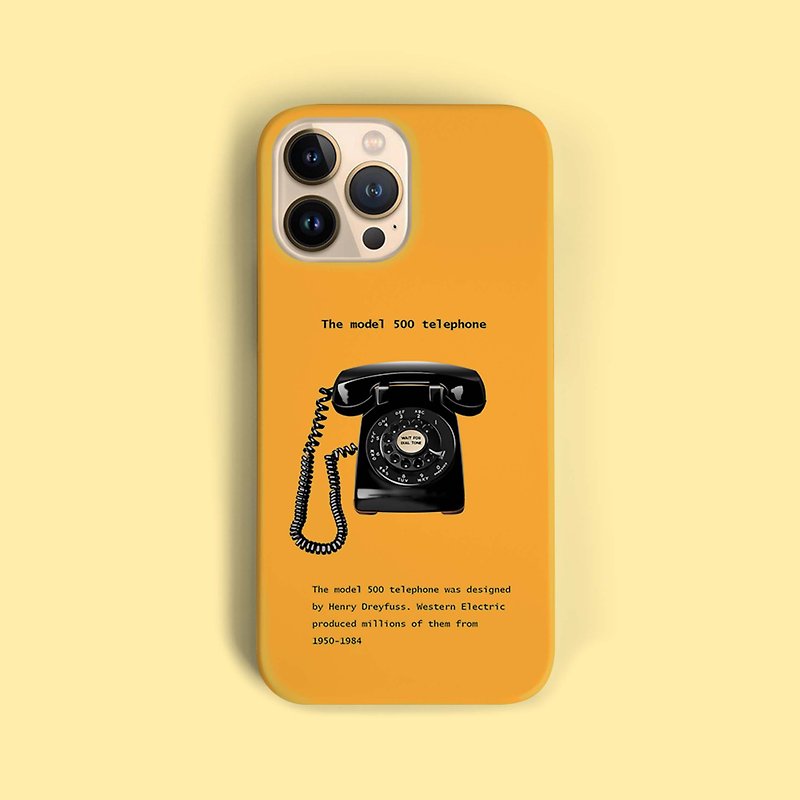 Telephone - yellow Phone case - เคส/ซองมือถือ - พลาสติก สีเหลือง