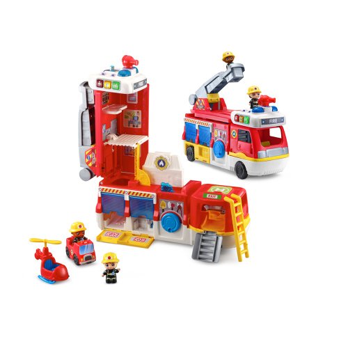 Vtech Toys 臺灣代理 Vtech 2合1消防英雄豪華救援組