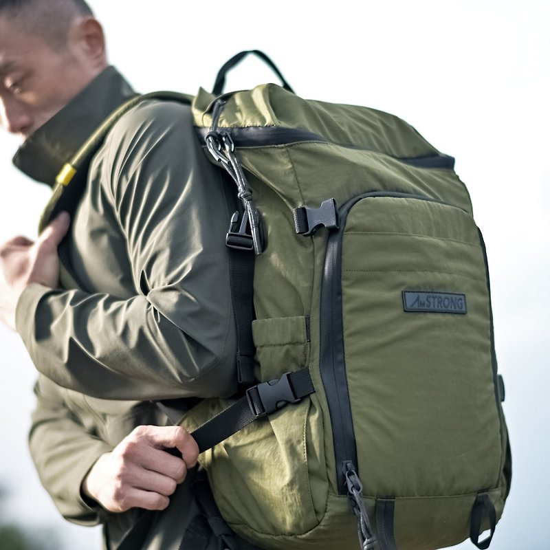 【香港設計】型格野外系列 野外背包 | 01-RUCKSACK WE - 後背包/書包 - 聚酯纖維 綠色