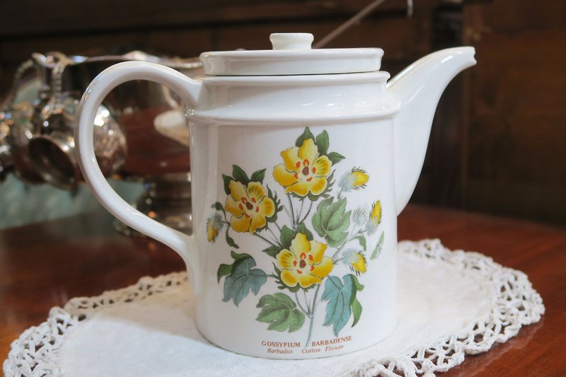 United Kingdom. PORTMEIRION old coffee pot - Teapots & Teacups - Porcelain White
