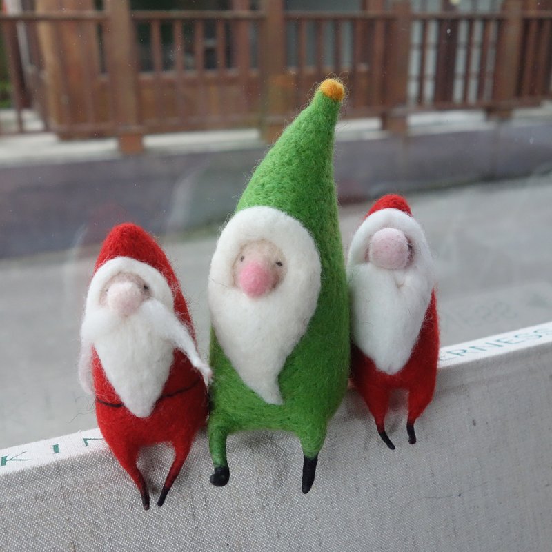 【羊毛氈體驗】聖誕老人來報到—迷你 手作場 - 編織/羊毛氈/縫紉 - 羊毛 