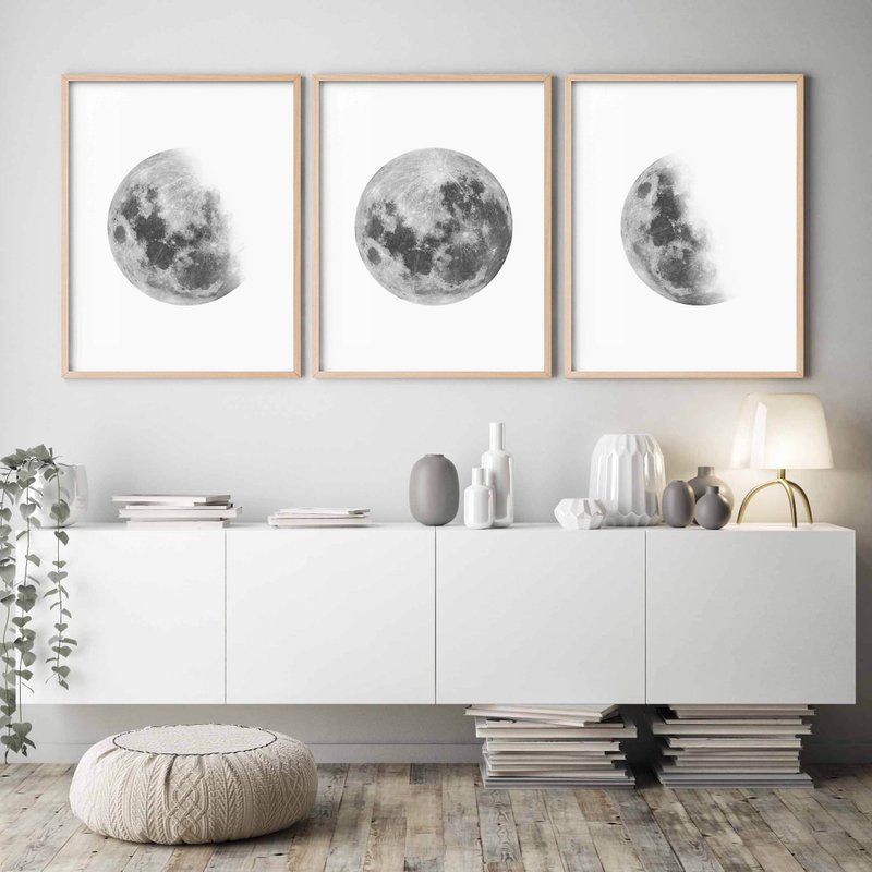 take me to the Moon #2 畫 佈置 擺飾 臥室 浴室 餐廳 咖啡廳 - 擺飾/家飾品 - 紙 