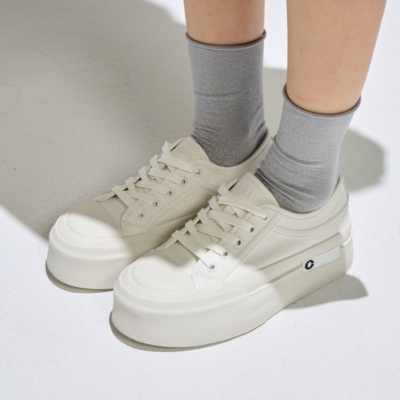 PRE-ORDER SPUR CLLIB DNST Sneakers CL0402OW - รองเท้าหนังผู้หญิง - วัสดุอื่นๆ 