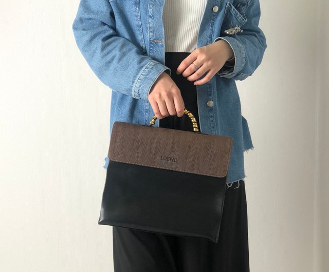 日本直送 名牌中古包 】LOEWE ロエベ ベラスケス ハンドバッグ ブラック メタルハンドル vintage ヴィンテージ オールド jyxx34  - ショップ VintageShop solo トートバッグ・ハンドバッグ - Pinkoi