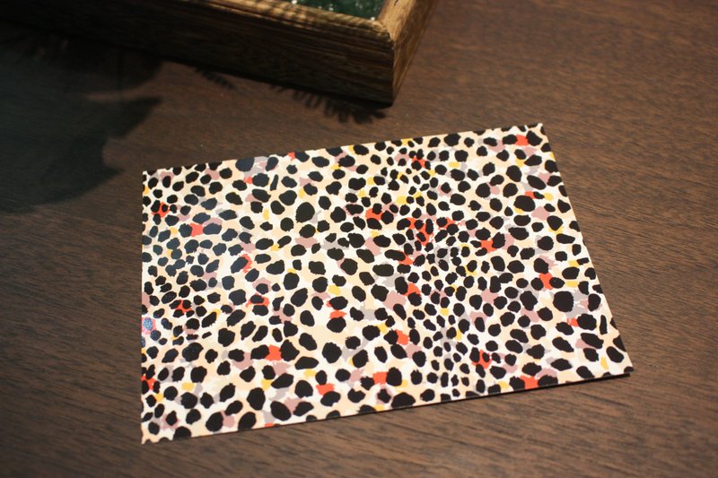 明信片_溫柔豹紋 - 卡片/明信片 - 紙 