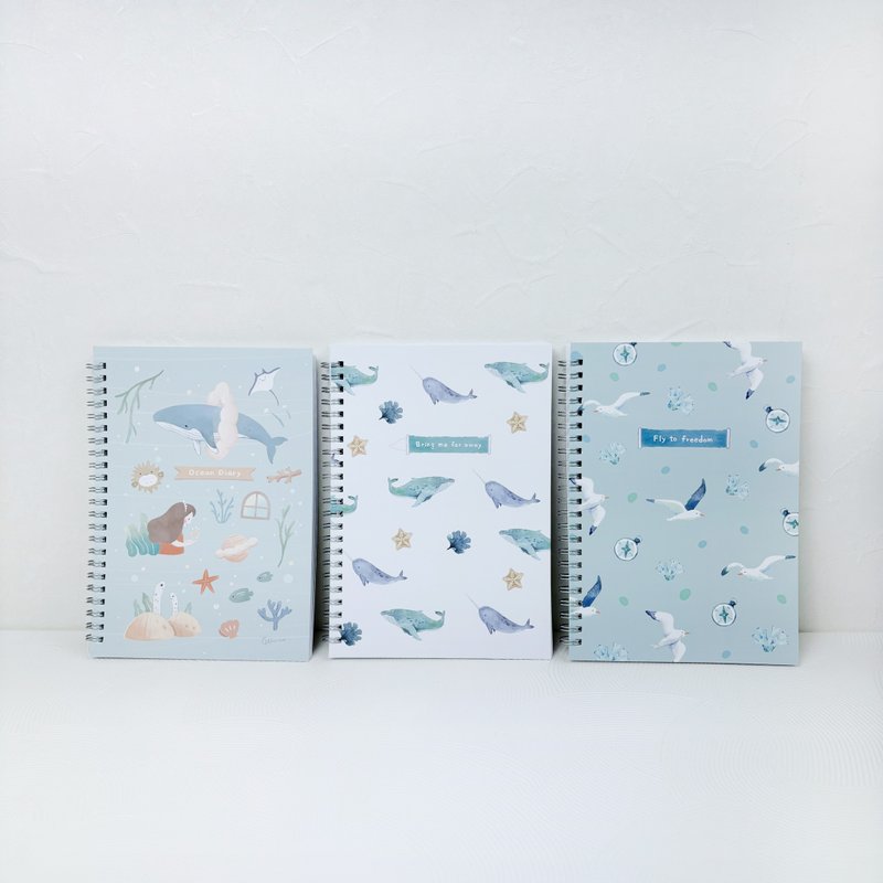 Shimmer Diary – Blank Coil Notebook - Notebooks & Journals - Paper 