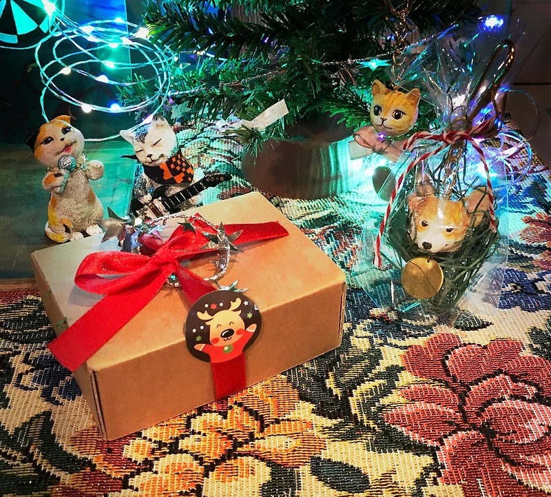 プラス商品の購入 - 自由なクリスマスパッケージ - ブレスレット - 紙 レッド
