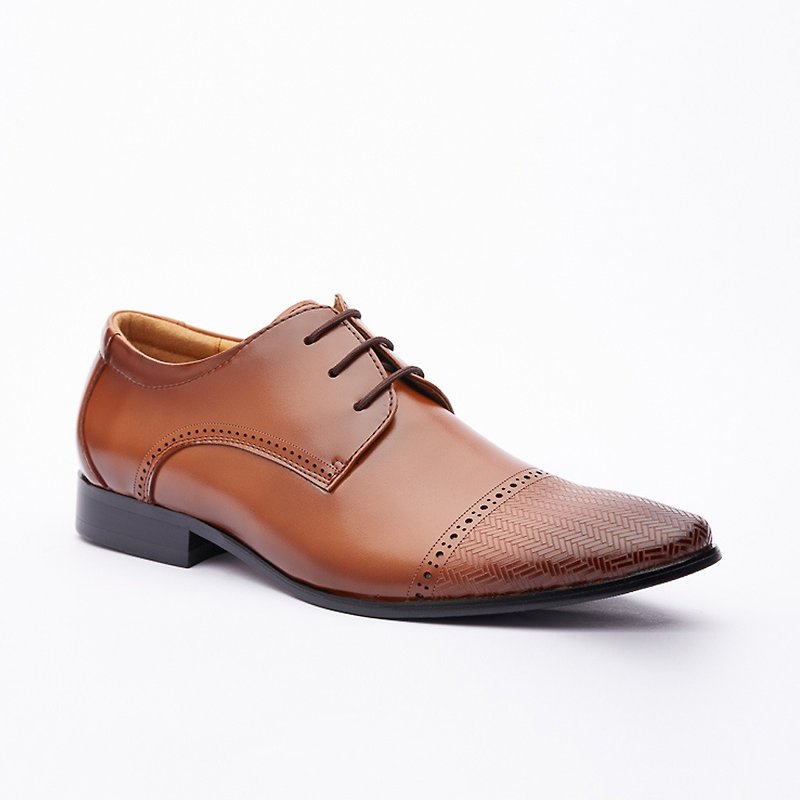 Kings Collection Genuine Leather Carlito Shoes KG80005 Brown - Men's Leather Shoes - Genuine Leather Brown