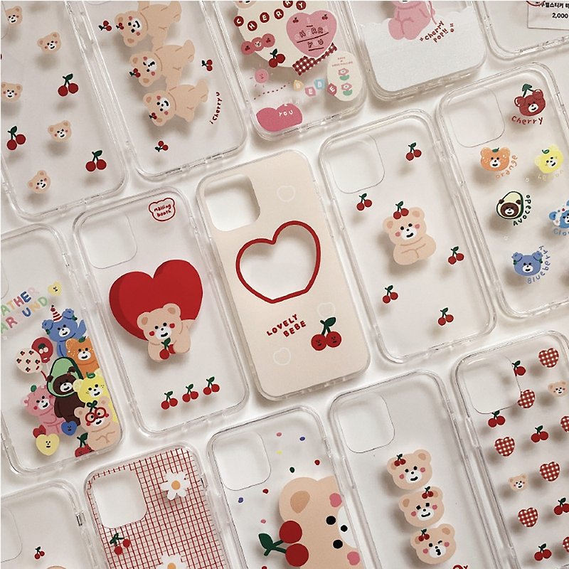 BEBE and CHERRY phone cases (20 types in total) - Phone Cases - Other Materials 