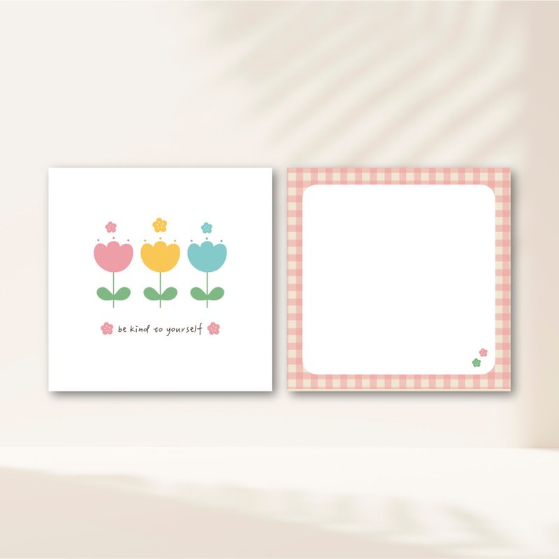 Flower card, universal card, birthday card, gift card - Cards & Postcards - Paper 