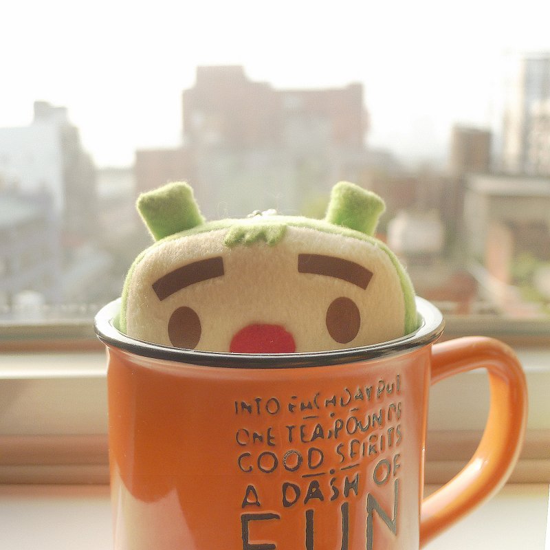 小鉄君キャラクターチャーム - チャーム - その他の素材 グリーン