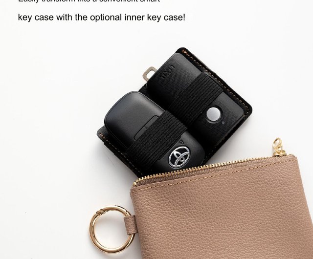GARNI キーリング　レザー製ポーチ付き 楽天市場】スマートキーケース ストラップ付き 【 シュリンク