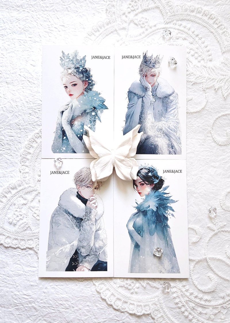 Winter JANE&JACE ペーパー - ステッカー・シール - 紙 