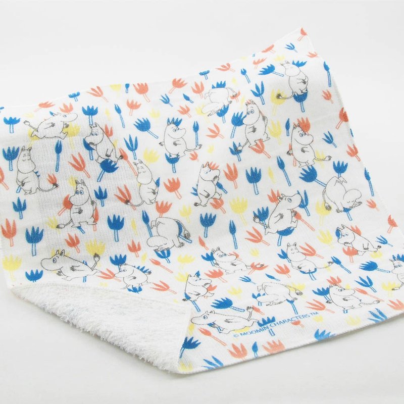 Moomin嚕嚕米授權：【Moomin精靈】-柔棉小方巾(280g) - 毛巾浴巾 - 棉．麻 多色