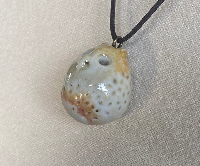 Wood deals Fired Porcelain Necklace