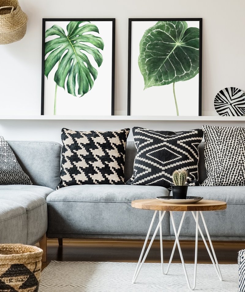 【Greens】Set of 2 Limited Edition Art Print. Nordic Watercolor Lifestyle Wall Art - โปสเตอร์ - กระดาษ 
