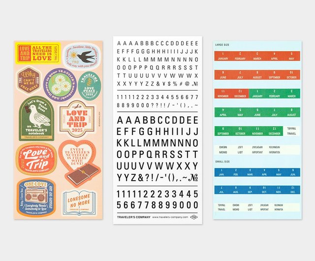 トラベラーズノート 2025 ステッカー（限定） - ショップ