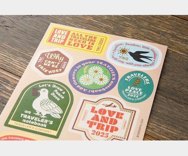 トラベラーズノート 2025 スタンプラリー ステッカー TRAVELER'S FACTORY スタンプラリー 2025 - TRAVELER'S FACTORY